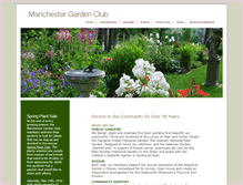 Tablet Screenshot of manchestergardenclubs.org